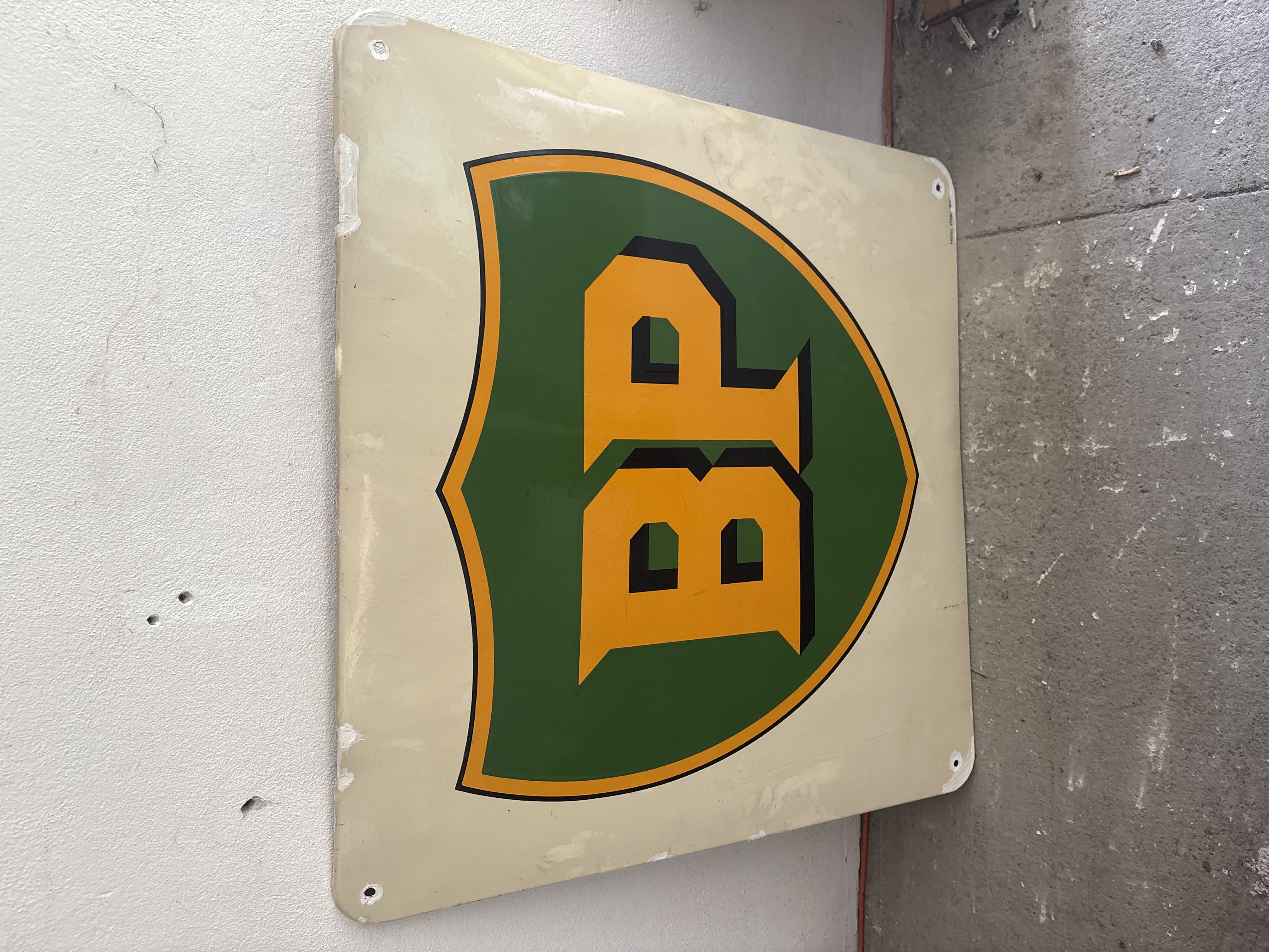 BP Tankstelle Vintage Schild